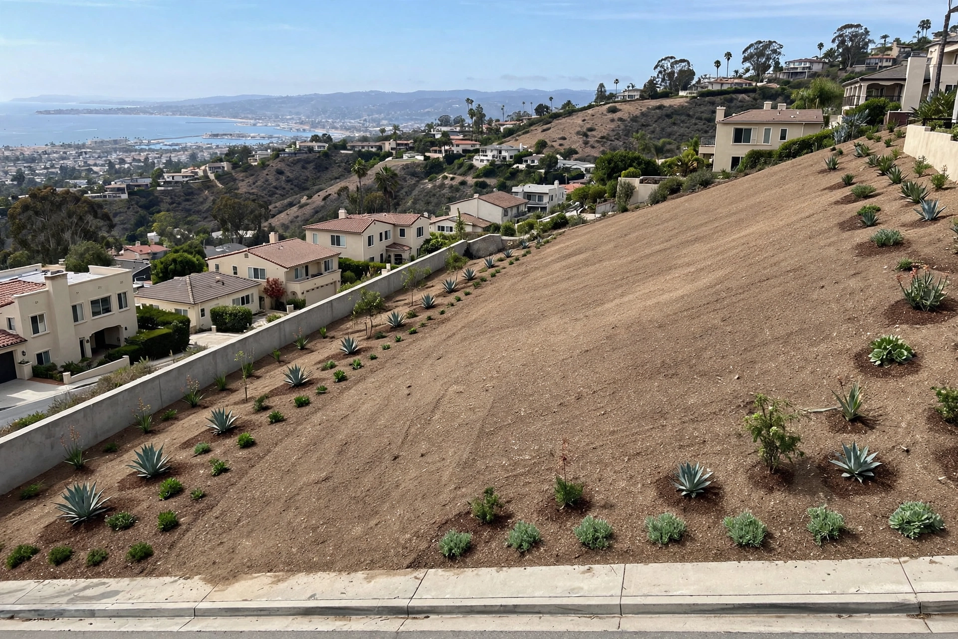cleared_hillside_landscaping